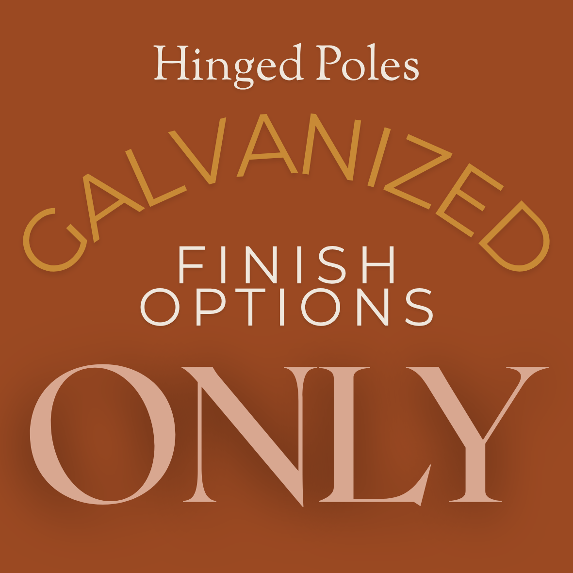 Galvanized Finish Sticker